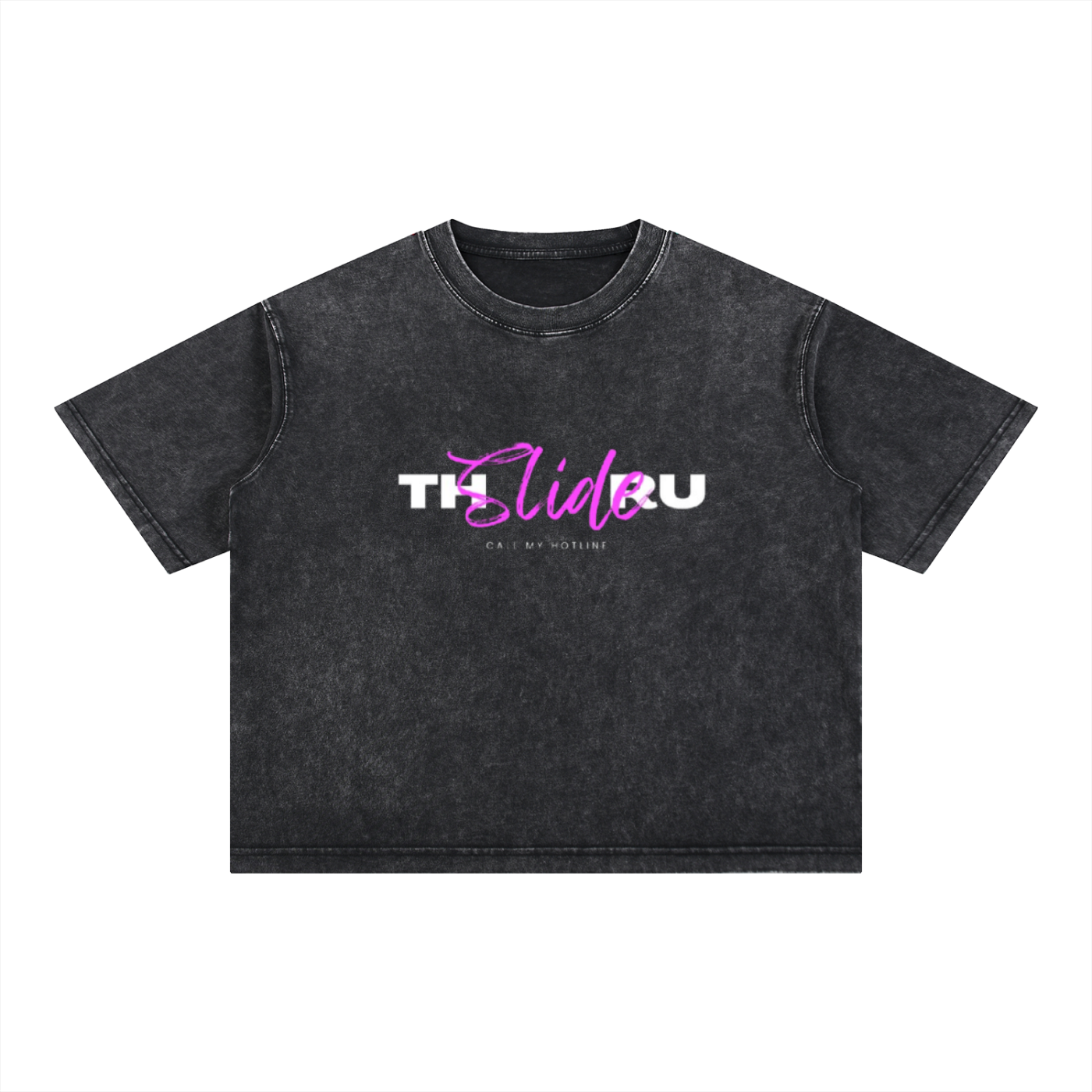 Mineral Wash Boxy Cotton T-Shirt