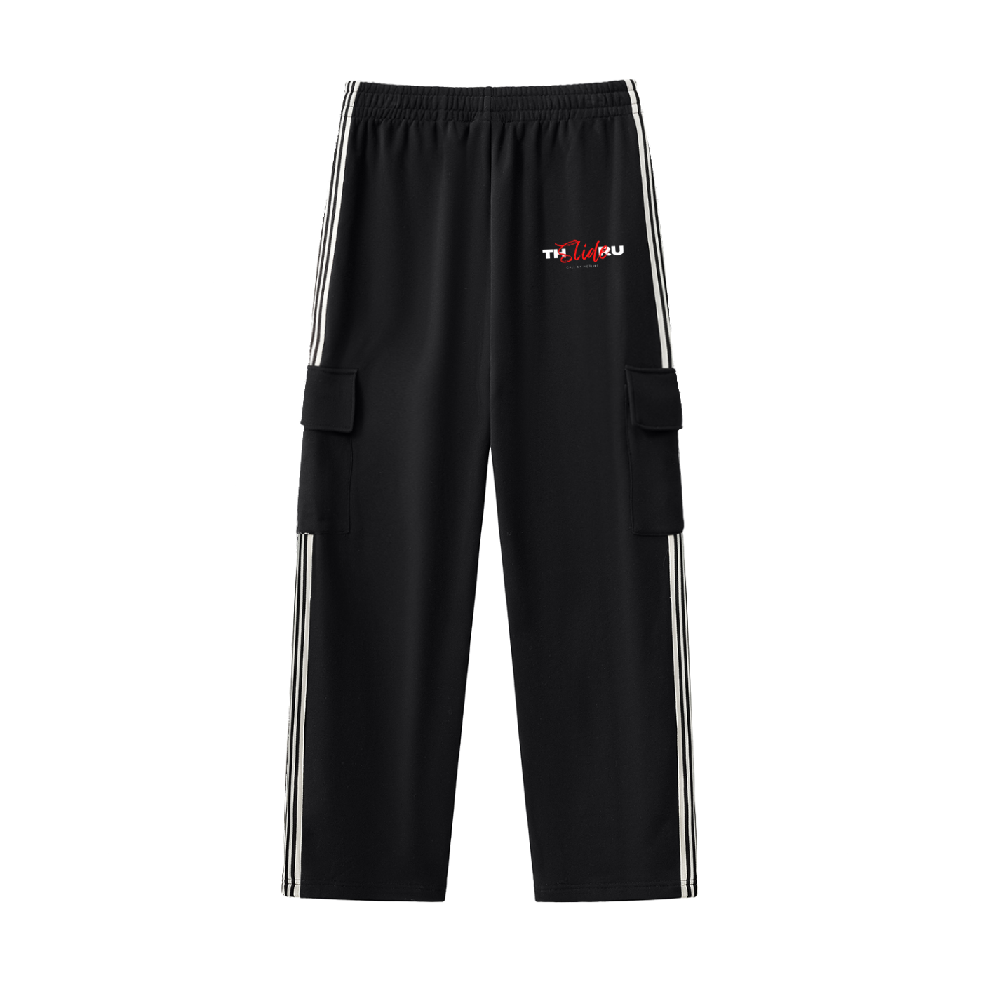 Side Stripe Straight-Leg Pants