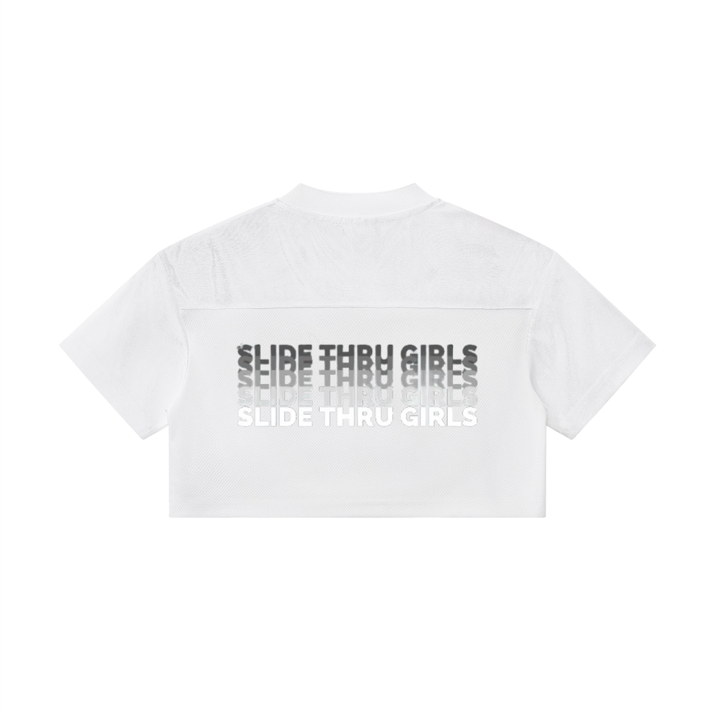 Women’s Cropped Paneled V-Neck Jersey