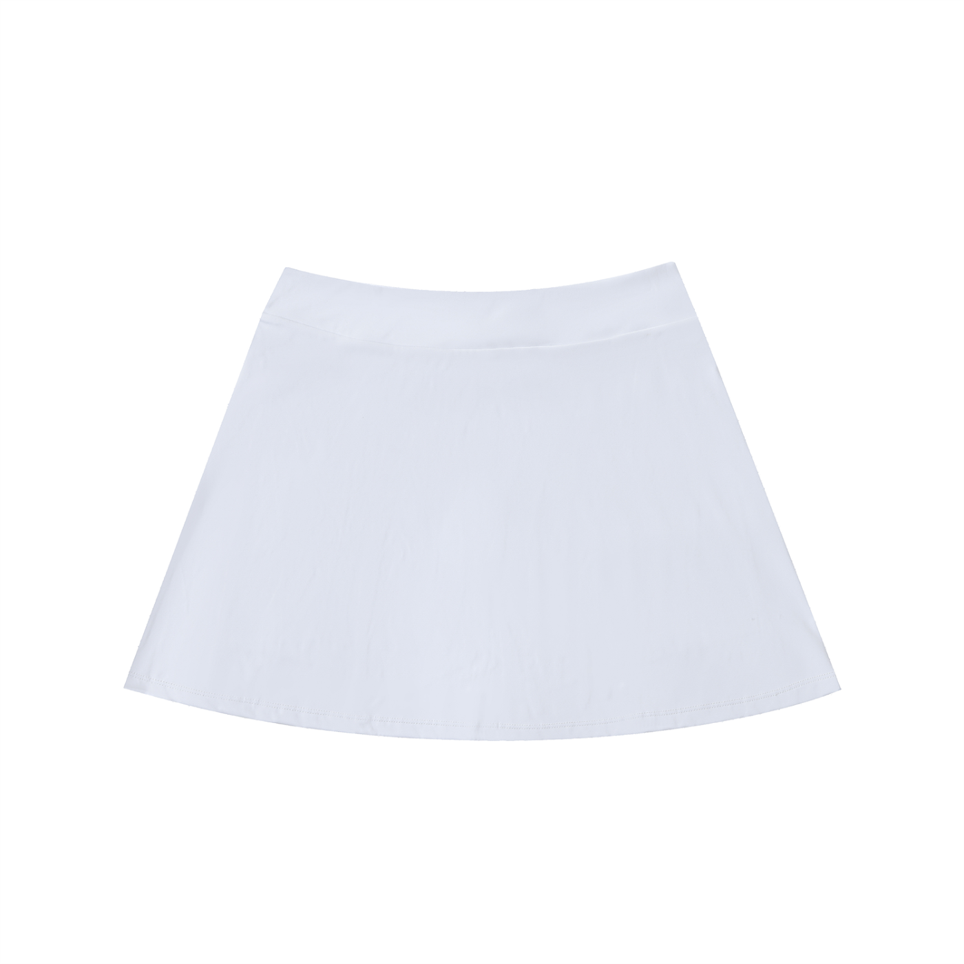 High-Waist Pocketed A-Line Skirt