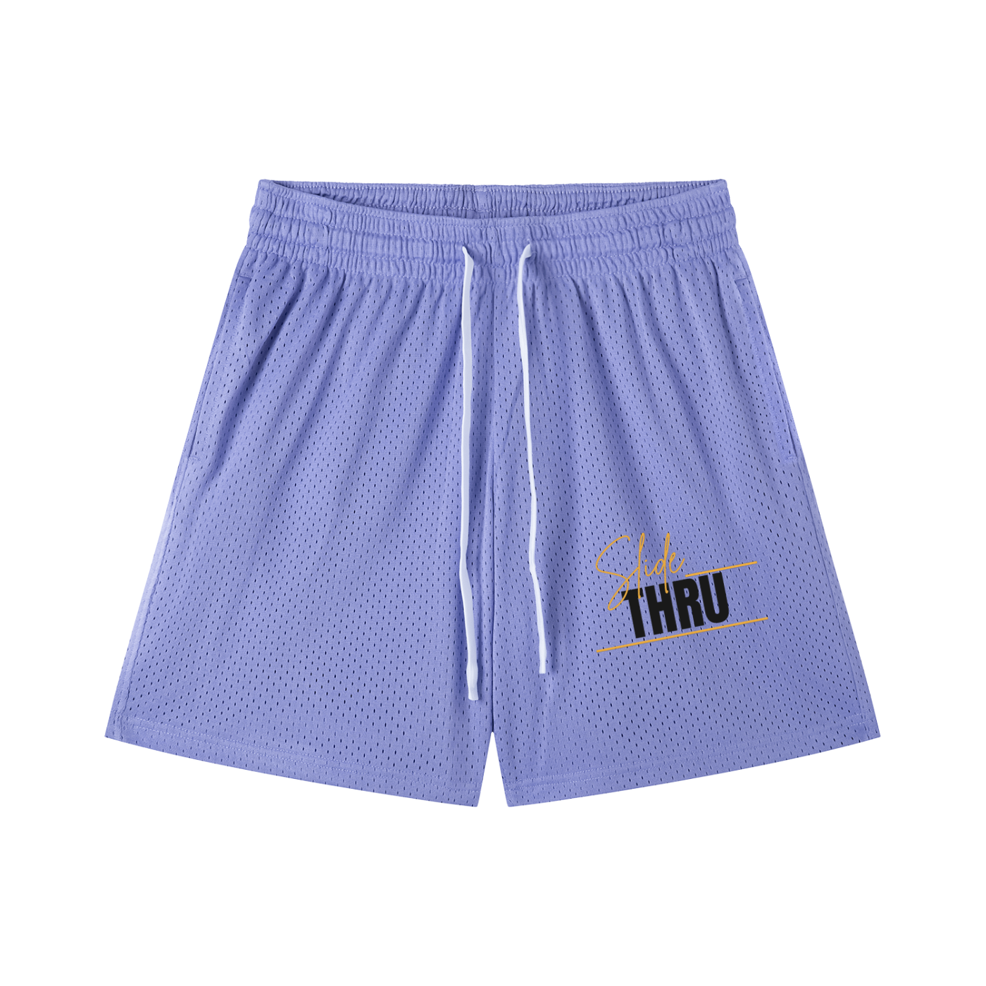 Mesh Drawstring Shorts