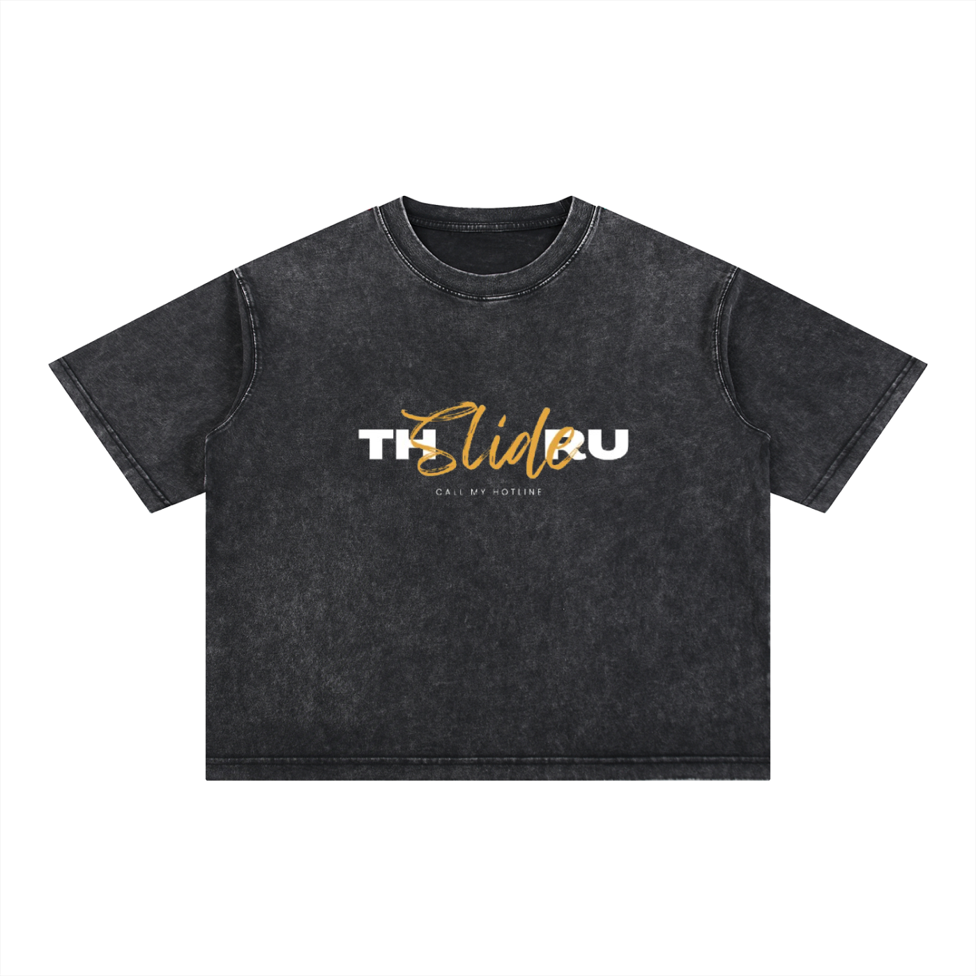 Mineral Wash Boxy Cotton T-Shirt