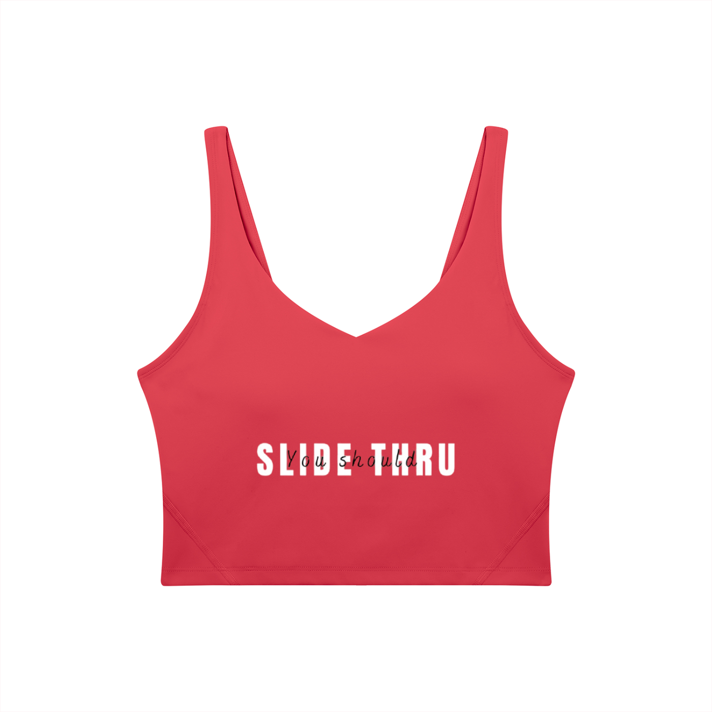 Women's V-Neck Yoga Sports Bra