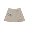 High-Waist Pocketed A-Line Skirt