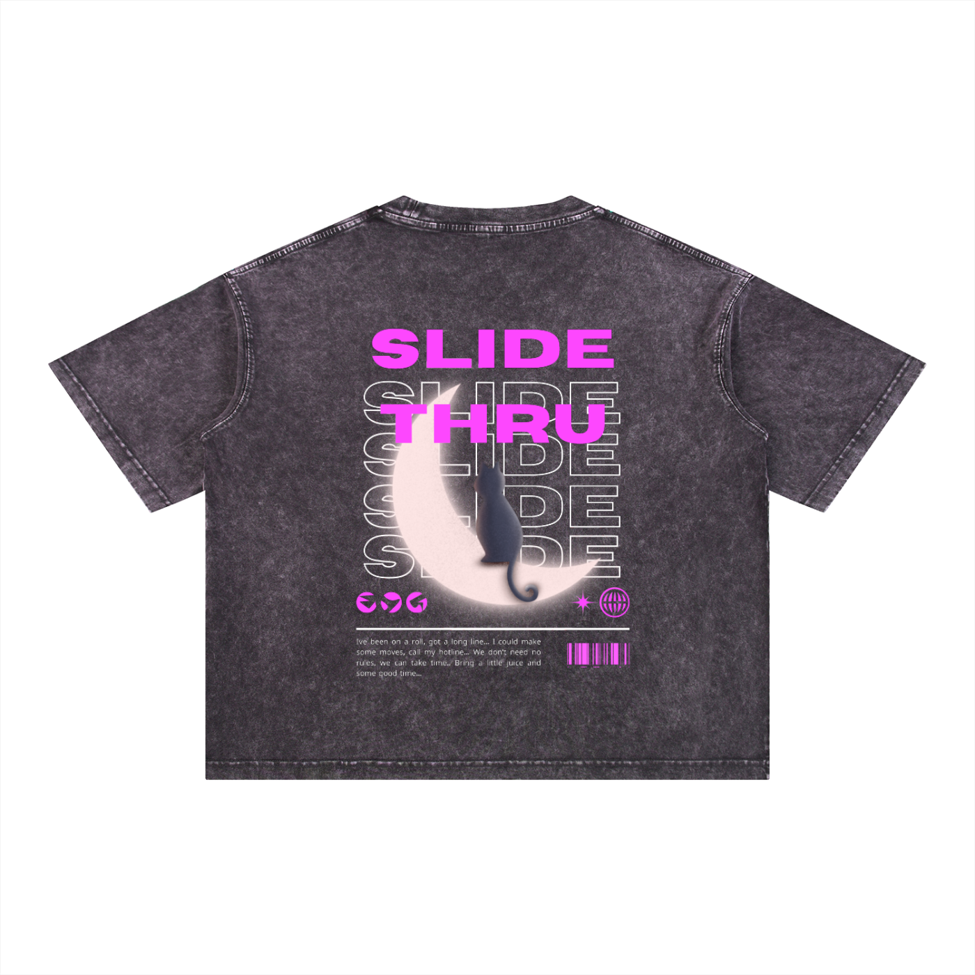 Mineral Wash Boxy Cotton T-Shirt