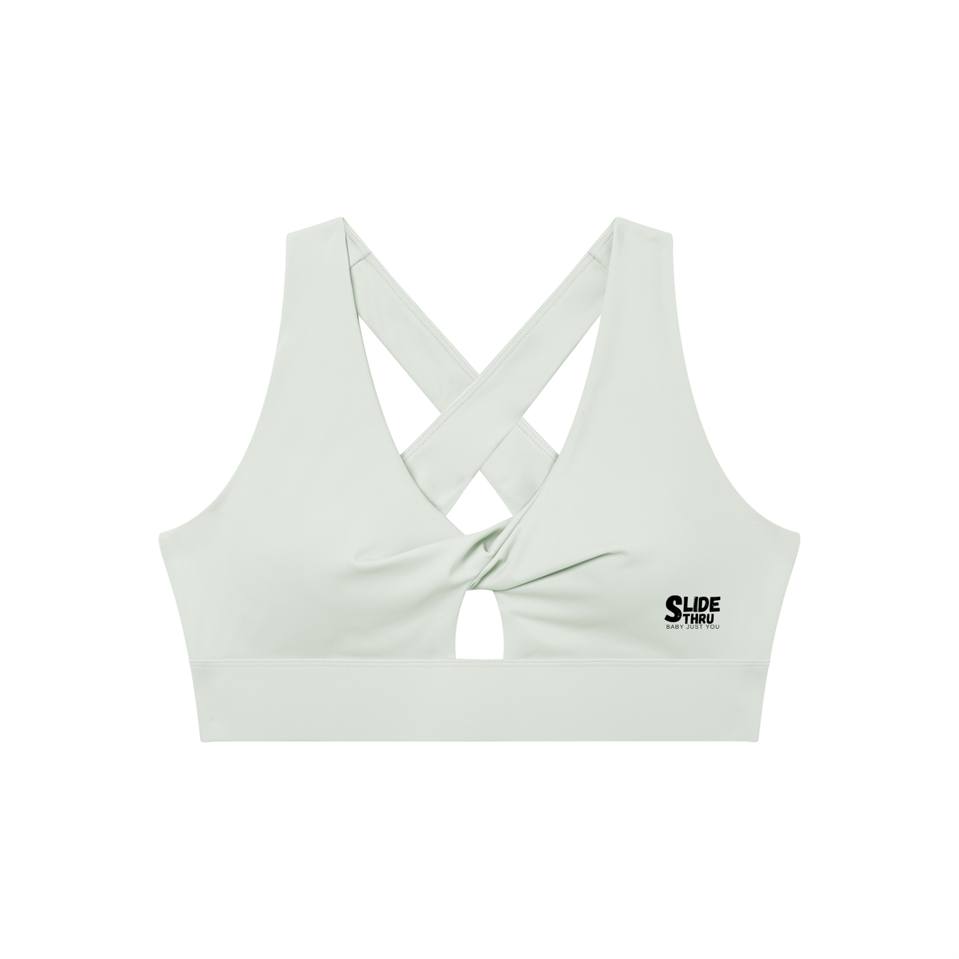 Women's Twist Front V-Neck Sports Bra