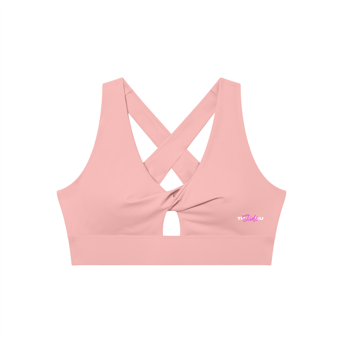 Women's Twist Front V-Neck Sports Bra