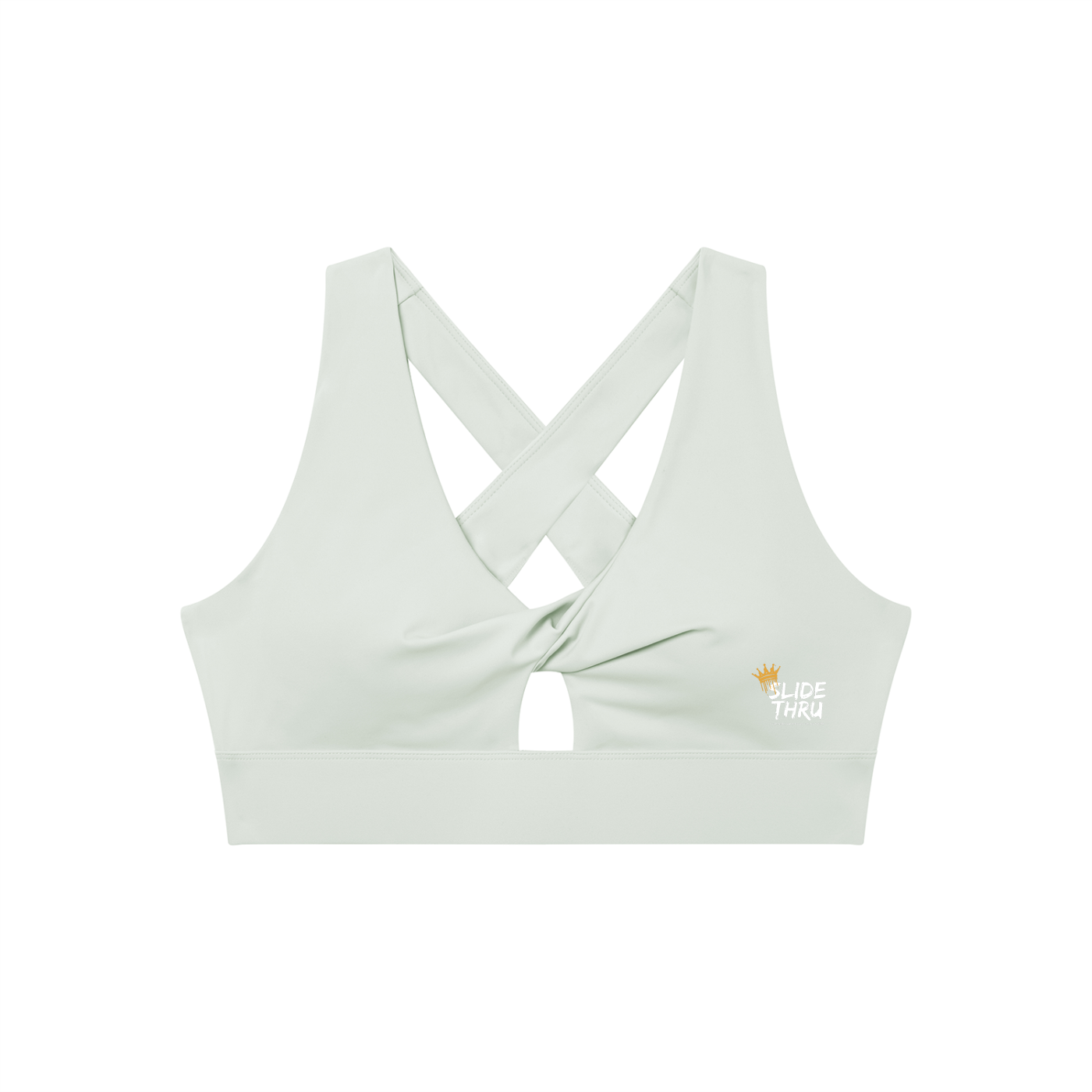 Women's Twist Front V-Neck Sports Bra