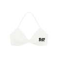 Women’s Ruched Halter-Neck Sports Bra