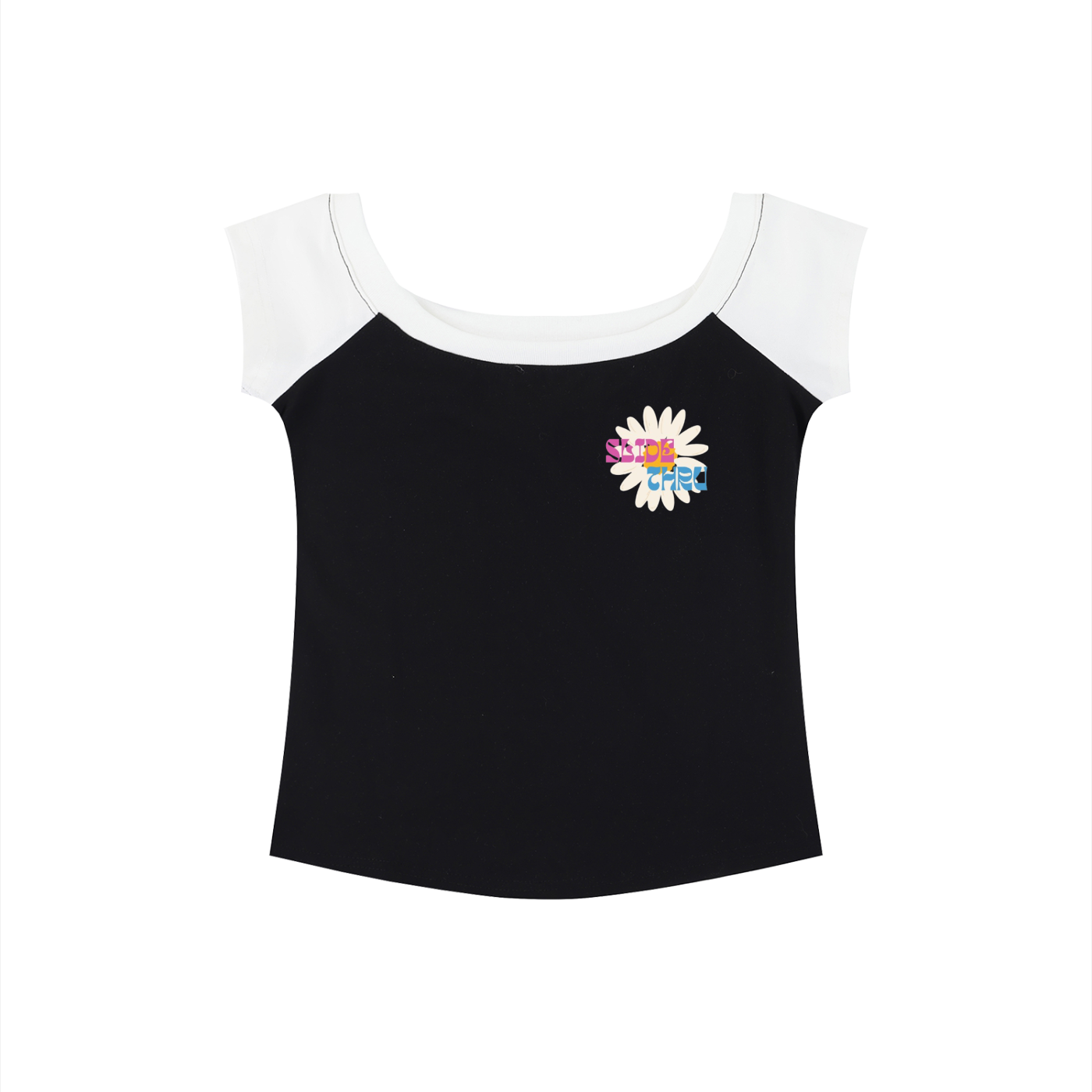 Women's Color Block Raglan Baby T-Shirt