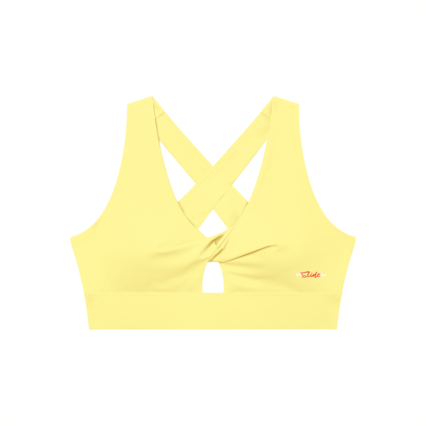 Women's Twist Front V-Neck Sports Bra