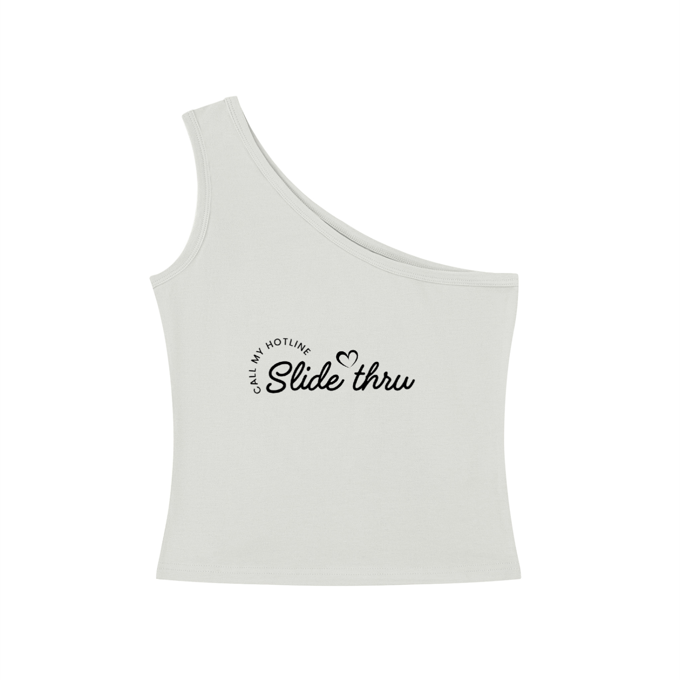 Women's One-Shoulder Crop T-Shirt
