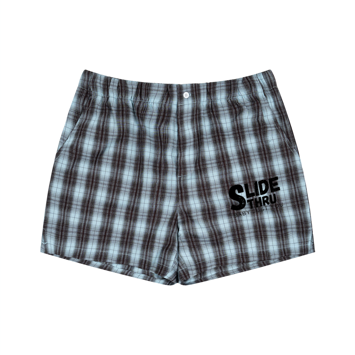 Unisex Plaid Shorts