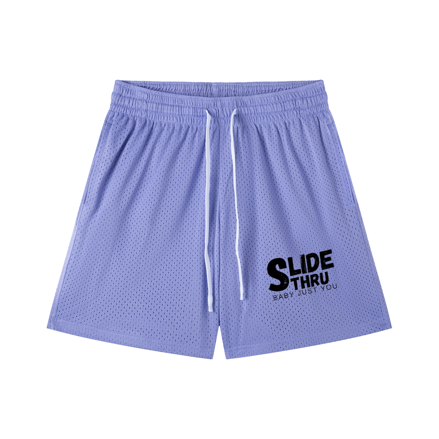 Mesh Drawstring Shorts