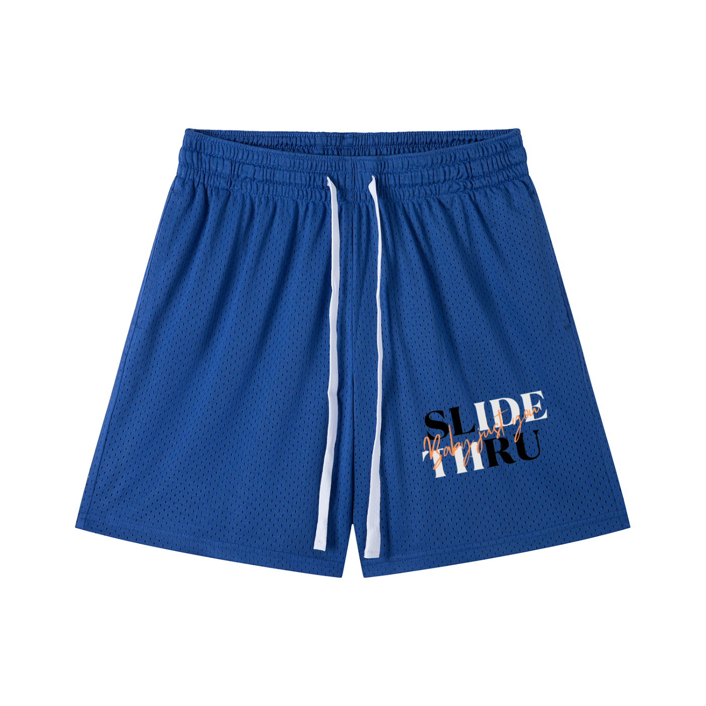 Mesh Drawstring Shorts