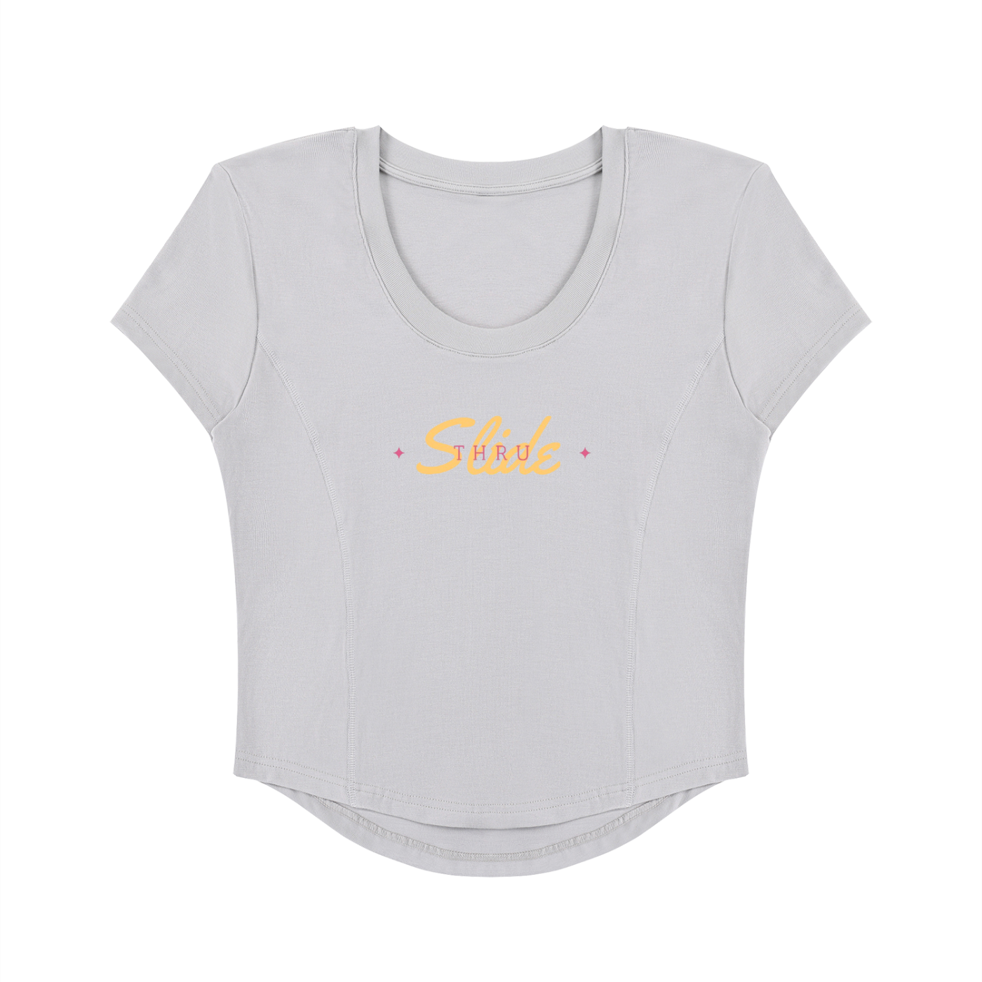 Slide Thru - Women's Paneled Crop T-Shirt
