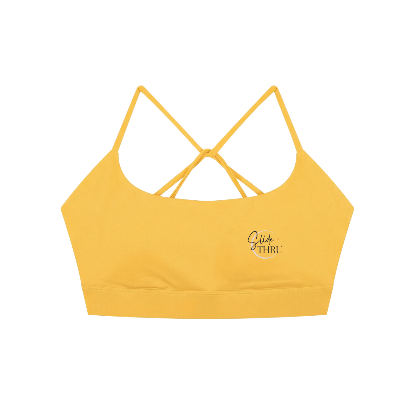 Strappy Criss Cross Yoga Sports Bra
