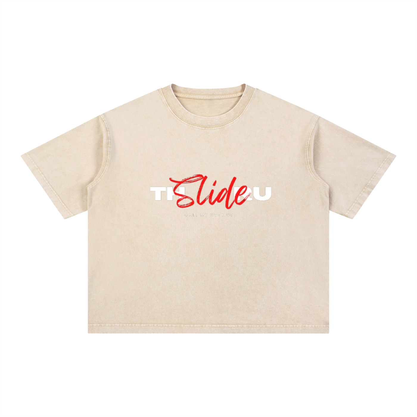 Mineral Wash Boxy Cotton T-Shirt