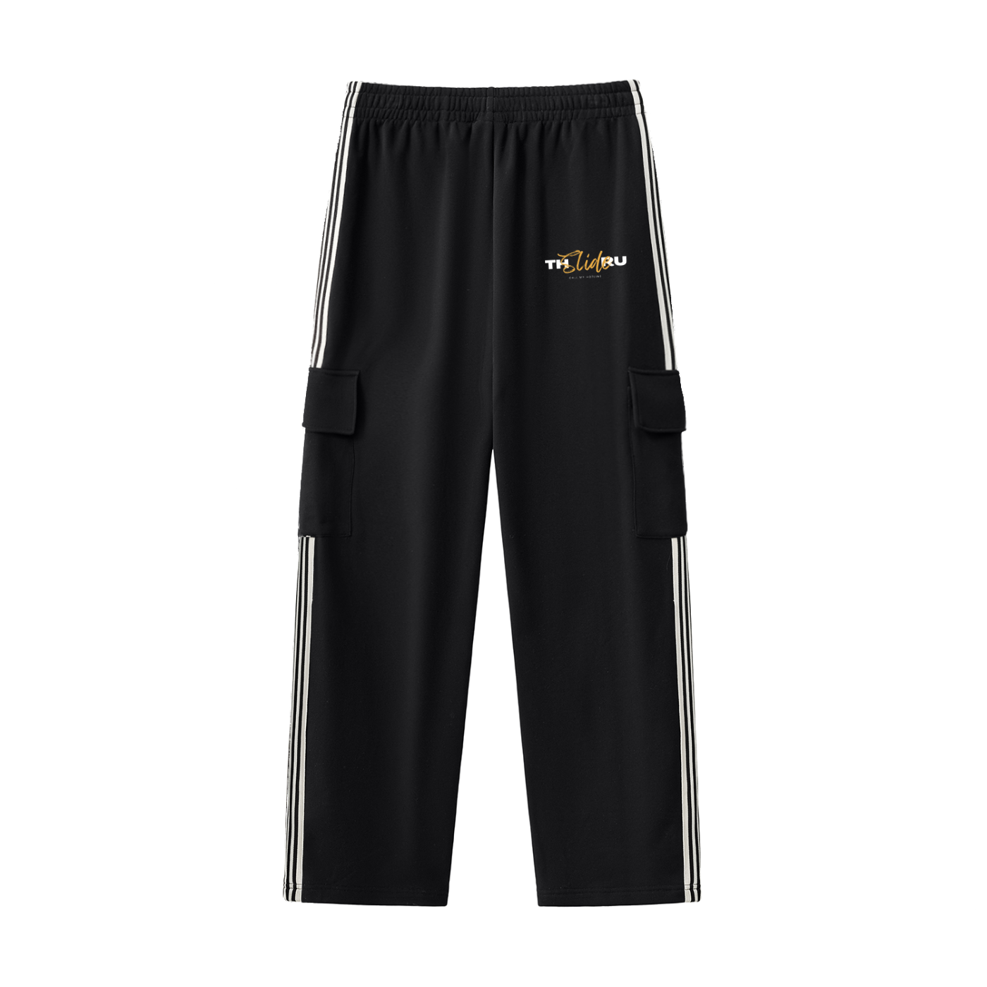 Side Stripe Straight-Leg Pants