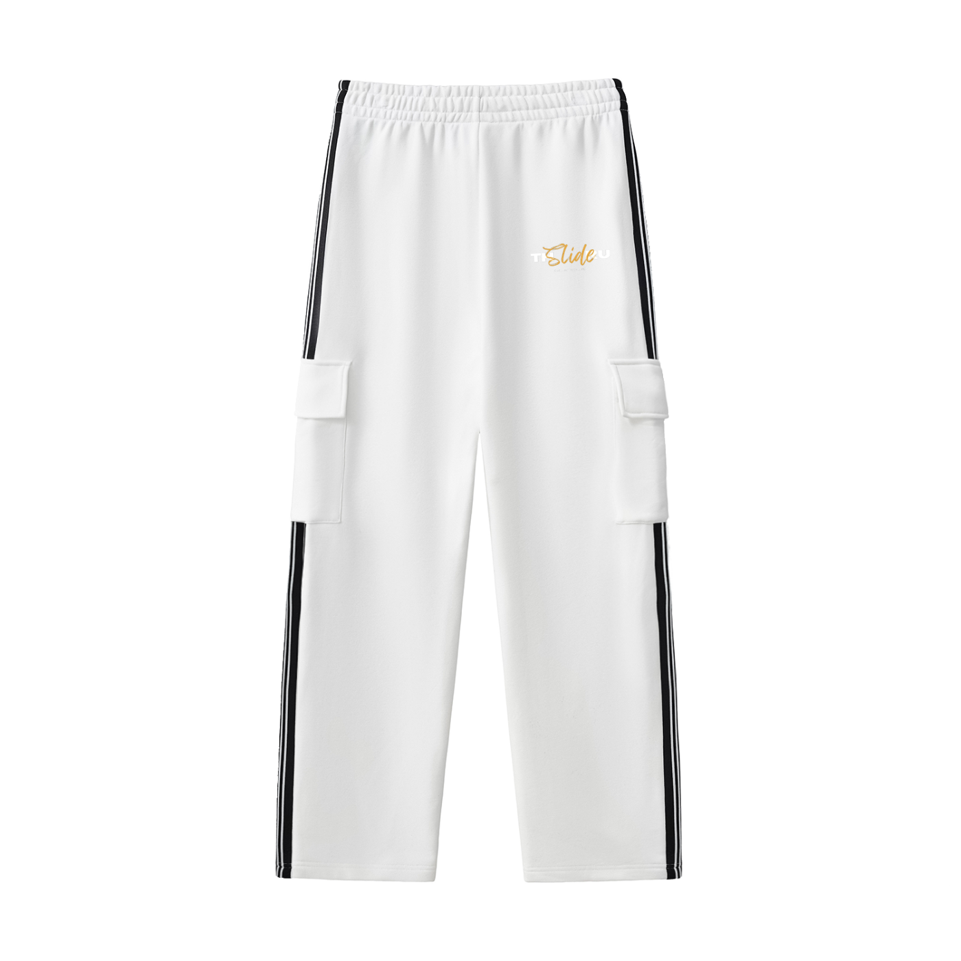 Side Stripe Straight-Leg Pants