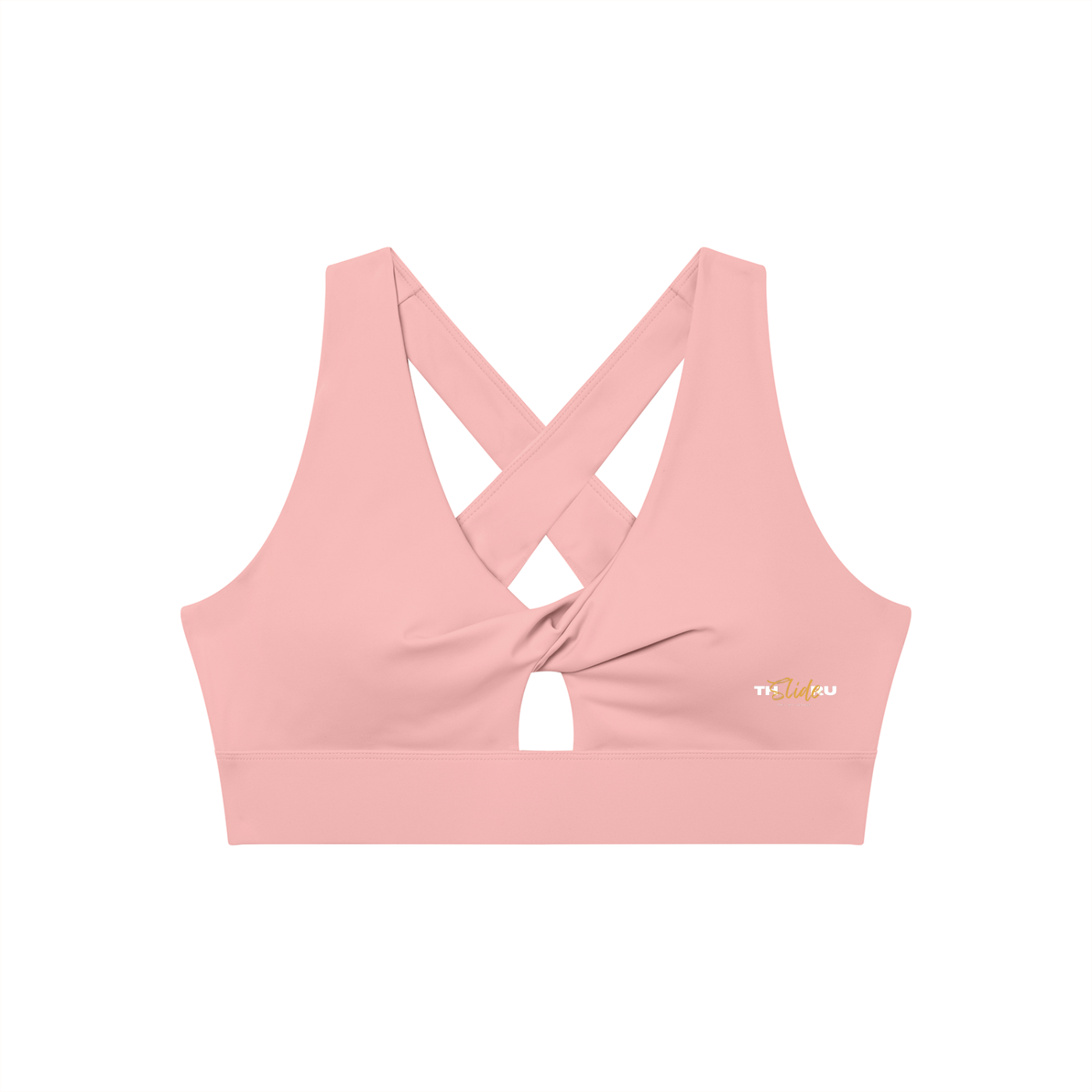 Women's Twist Front V-Neck Sports Bra