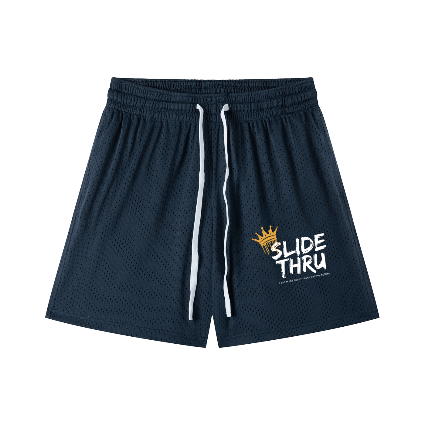 Mesh Drawstring Shorts
