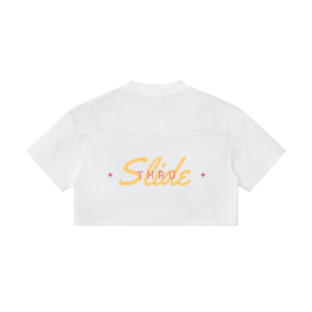Women’s Cropped Paneled V-Neck Jersey