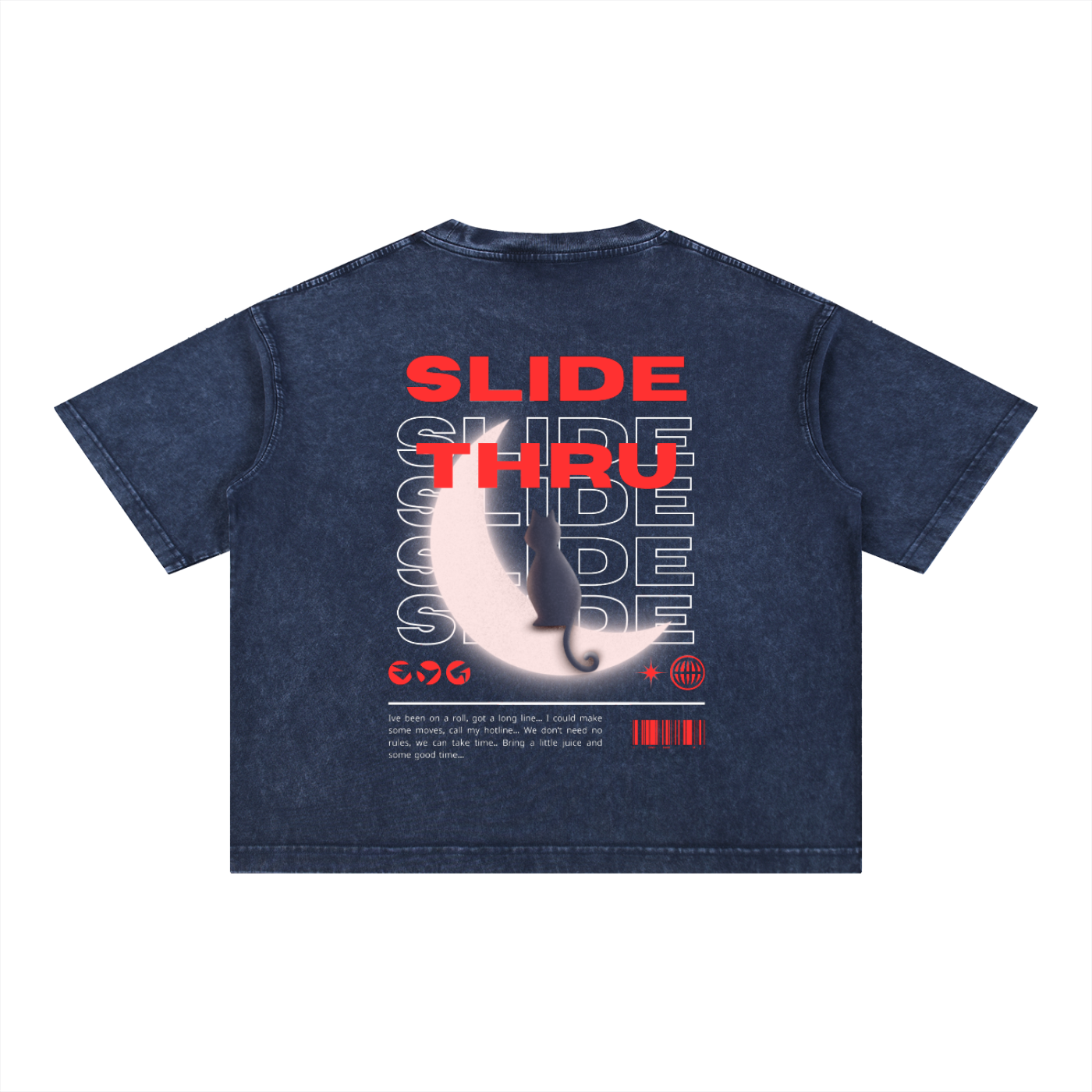 Mineral Wash Boxy Cotton T-Shirt