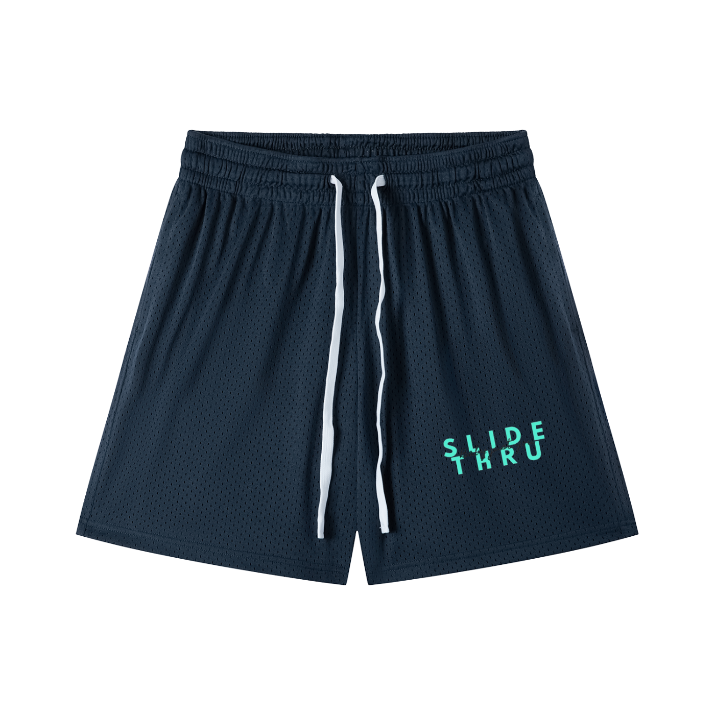 Mesh Drawstring Shorts