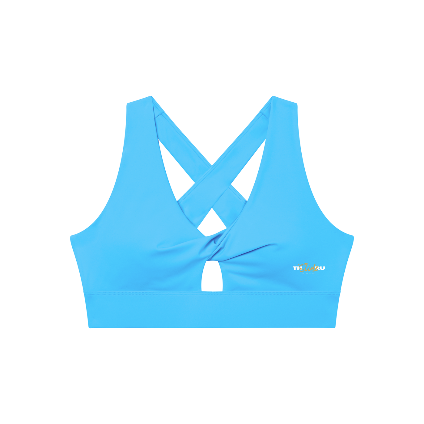 Women's Twist Front V-Neck Sports Bra
