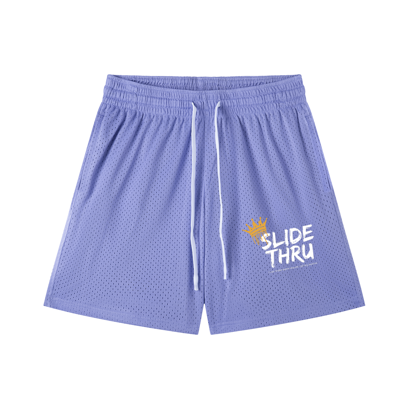 Mesh Drawstring Shorts