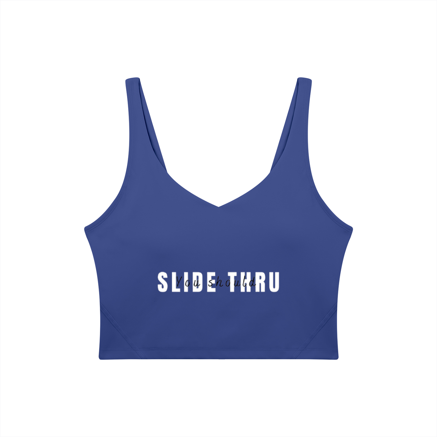 Women's V-Neck Yoga Sports Bra