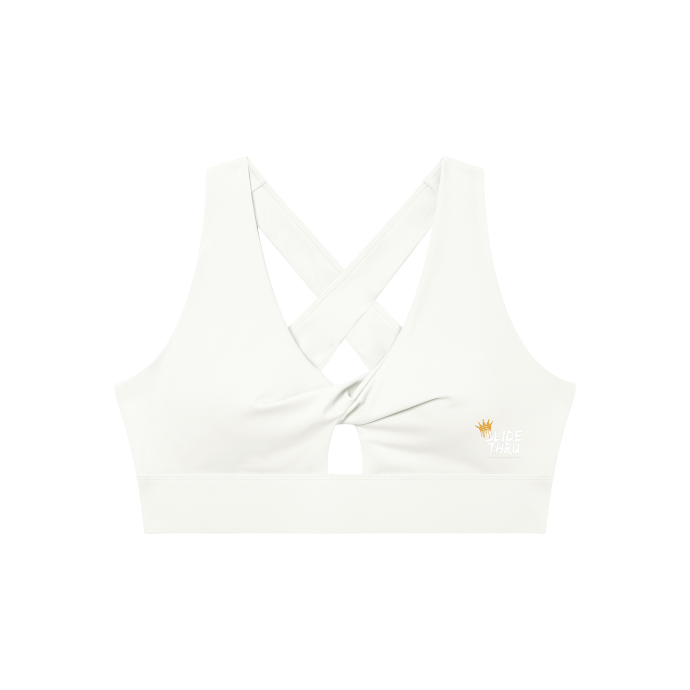Women's Twist Front V-Neck Sports Bra