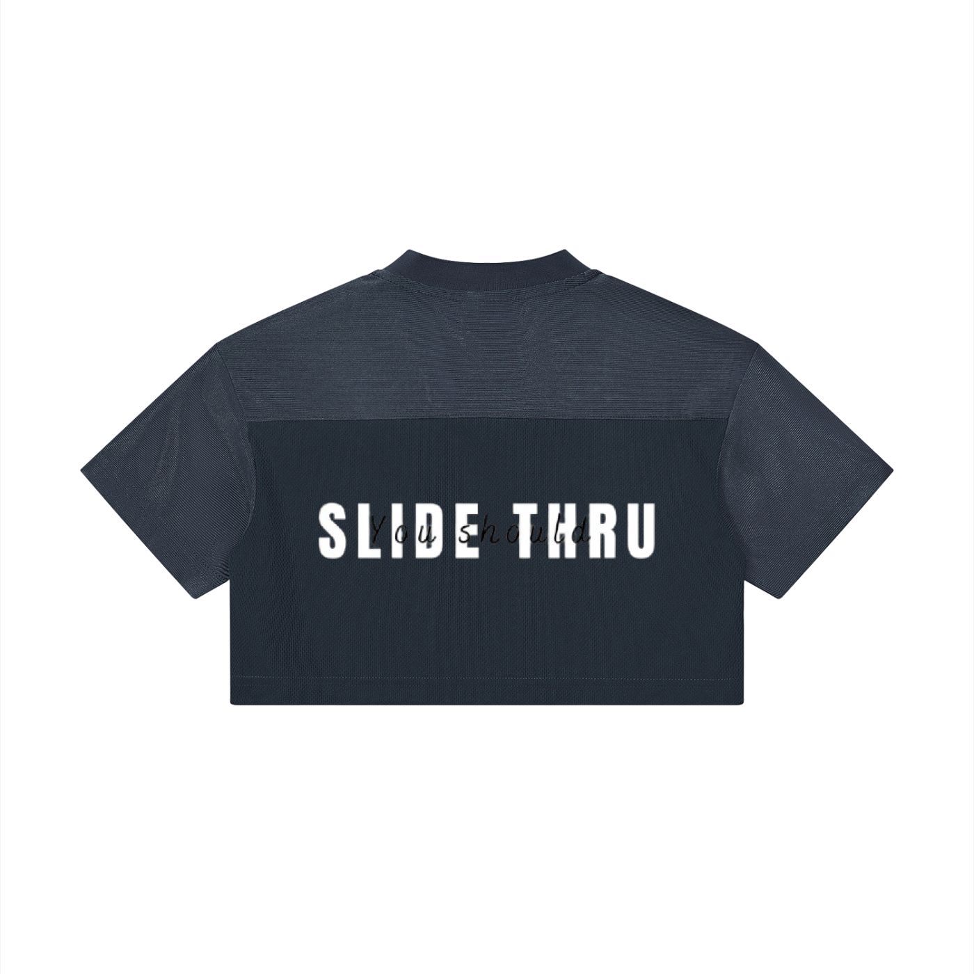 Women’s Cropped Paneled V-Neck Jersey