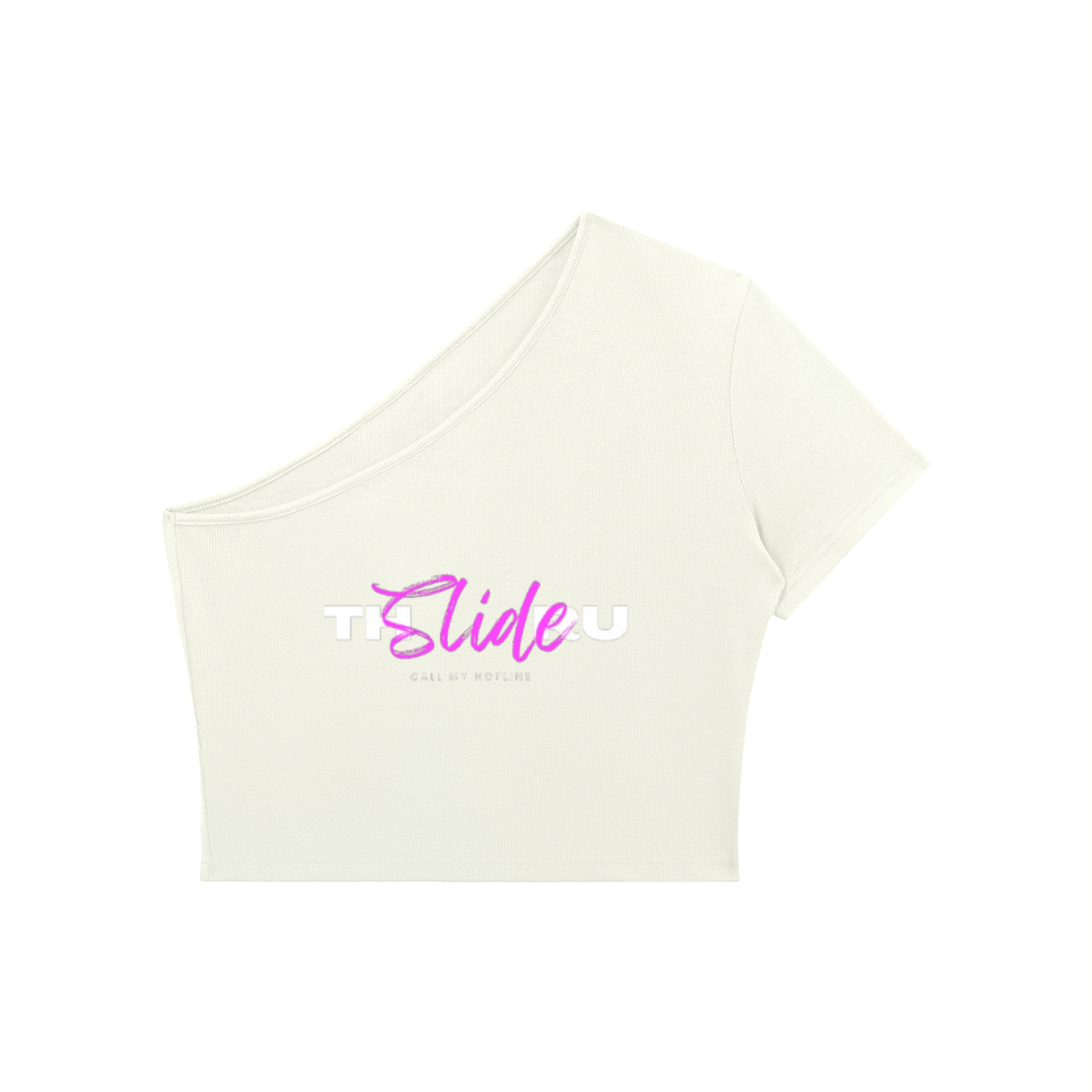 Women's One-Shoulder Crop T-Shirt