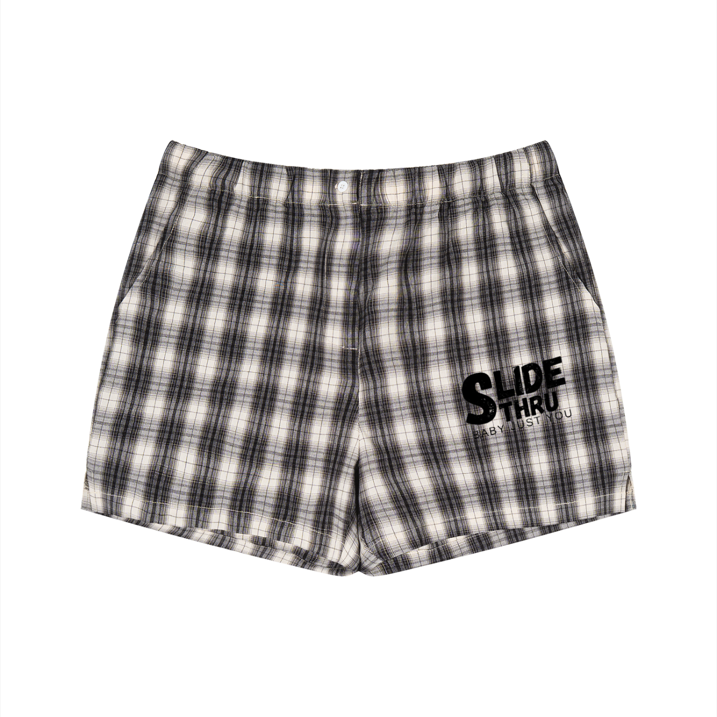 Unisex Plaid Shorts