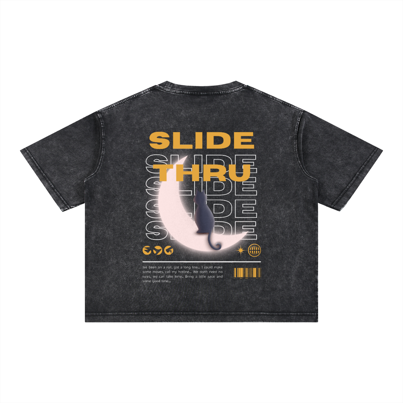 Mineral Wash Boxy Cotton T-Shirt