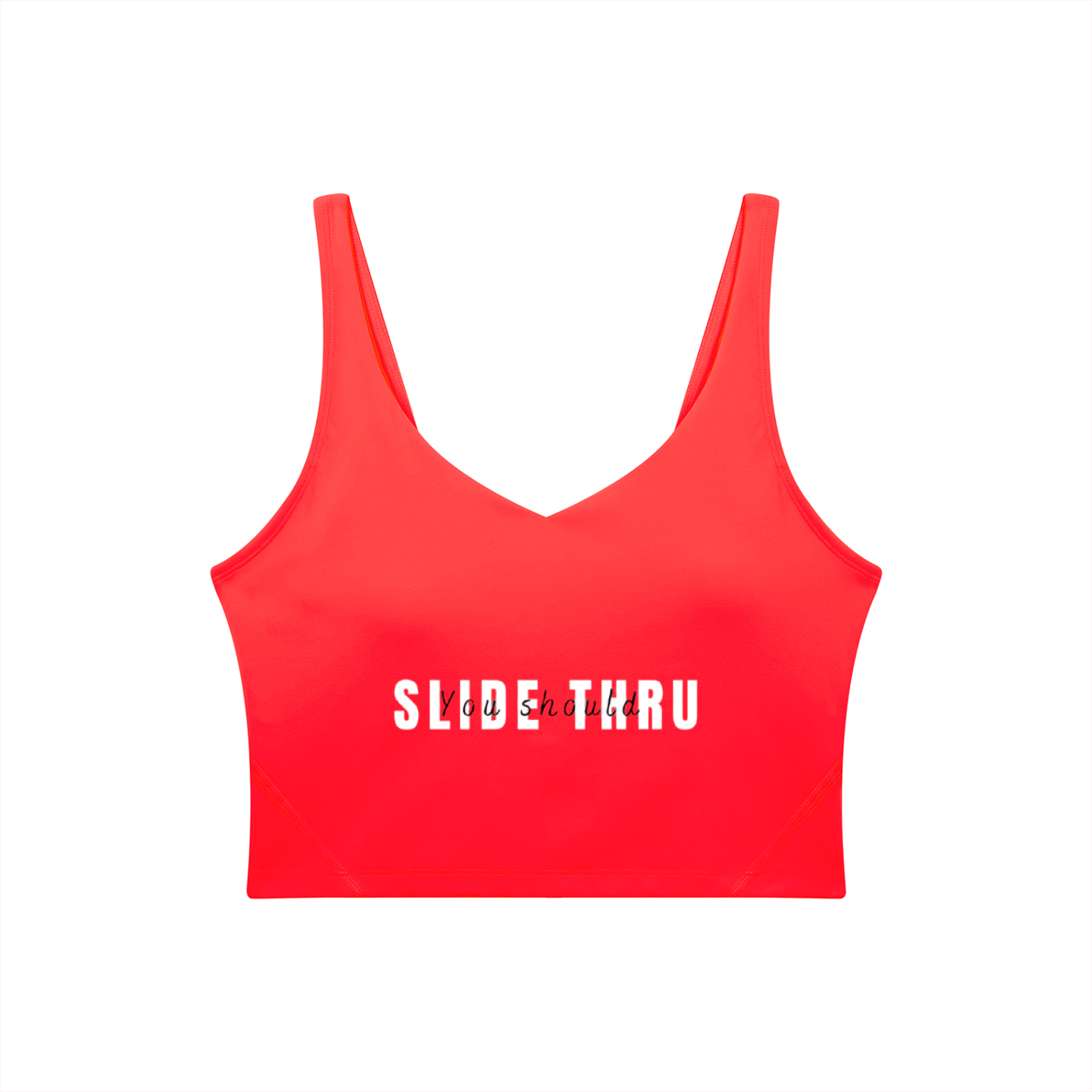 Women's V-Neck Yoga Sports Bra