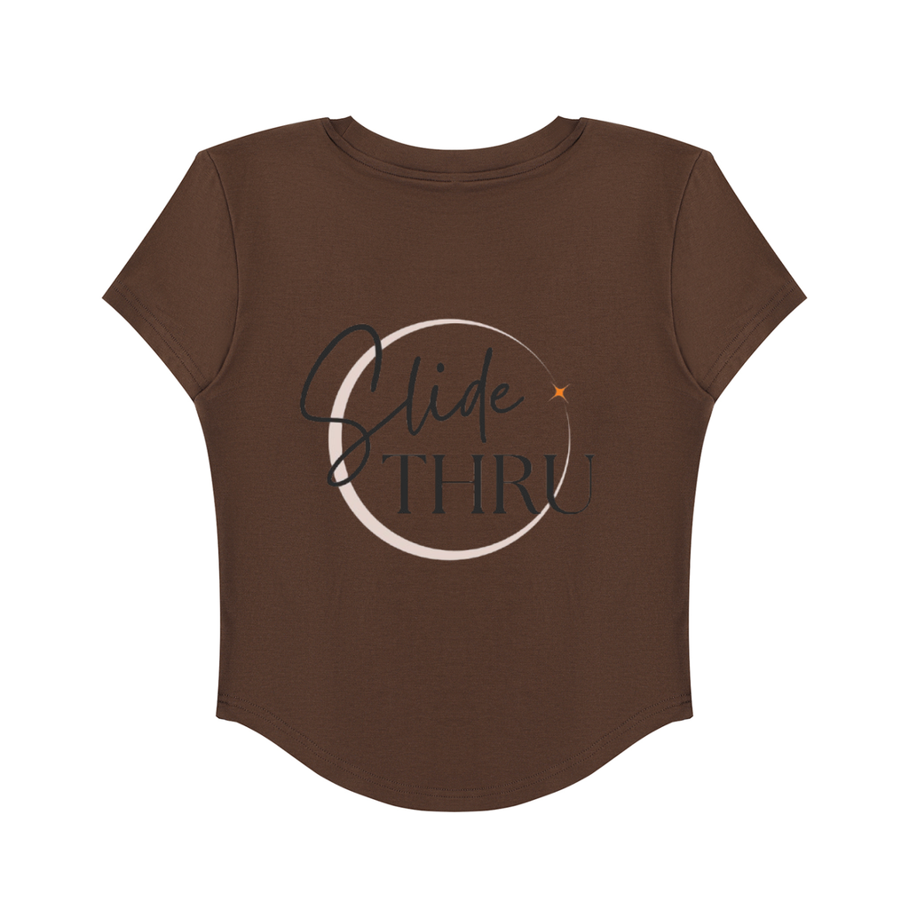 Slide Thru - Women's Paneled Crop T-Shirt