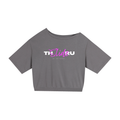 Asymmetric Shoulder Oversized Cotton T-Shirt