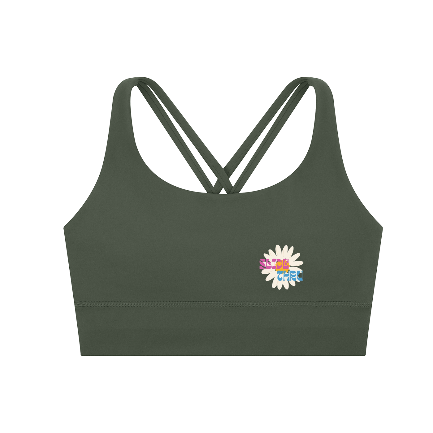 Strappy Criss-Cross Sports Bra