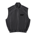 Unisex Vintage Wash Mesh Full-Zip Vest