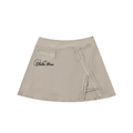 High-Waist Pocketed A-Line Skirt