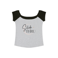 Women's Color Block Raglan Baby T-Shirt