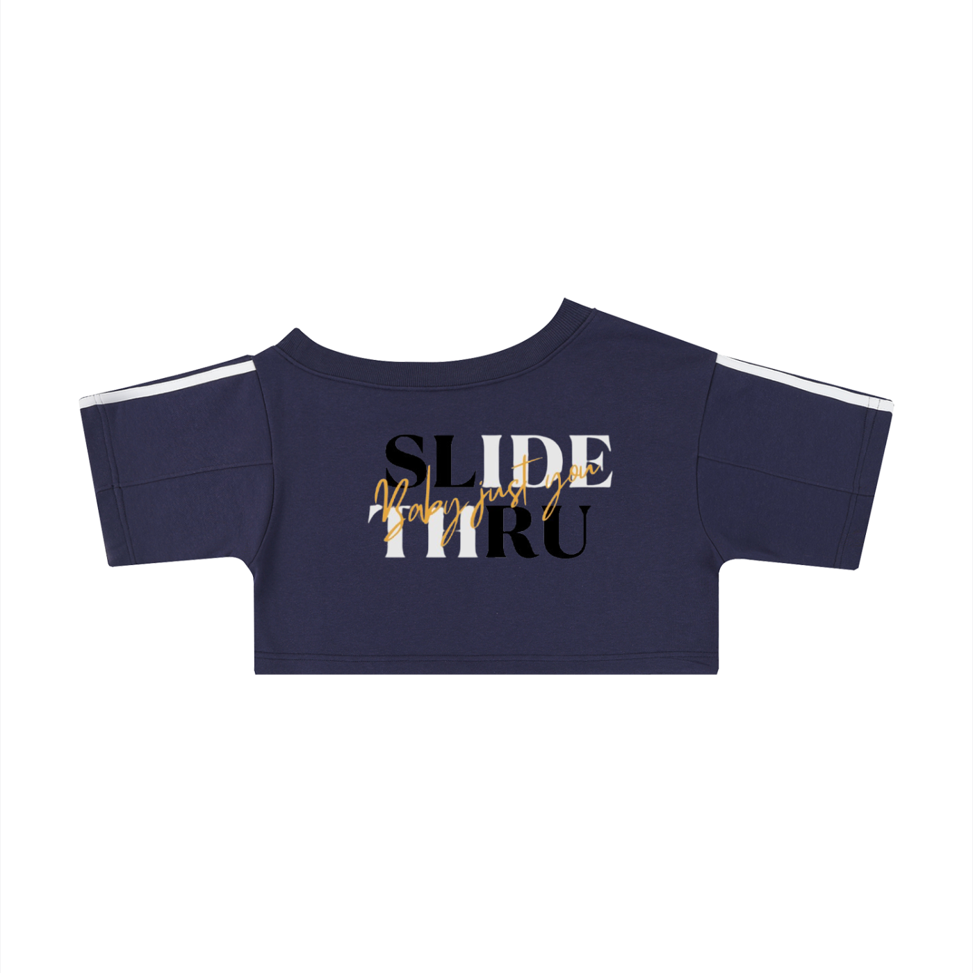 Women's Off-the-Shoulder Crop T-Shirt