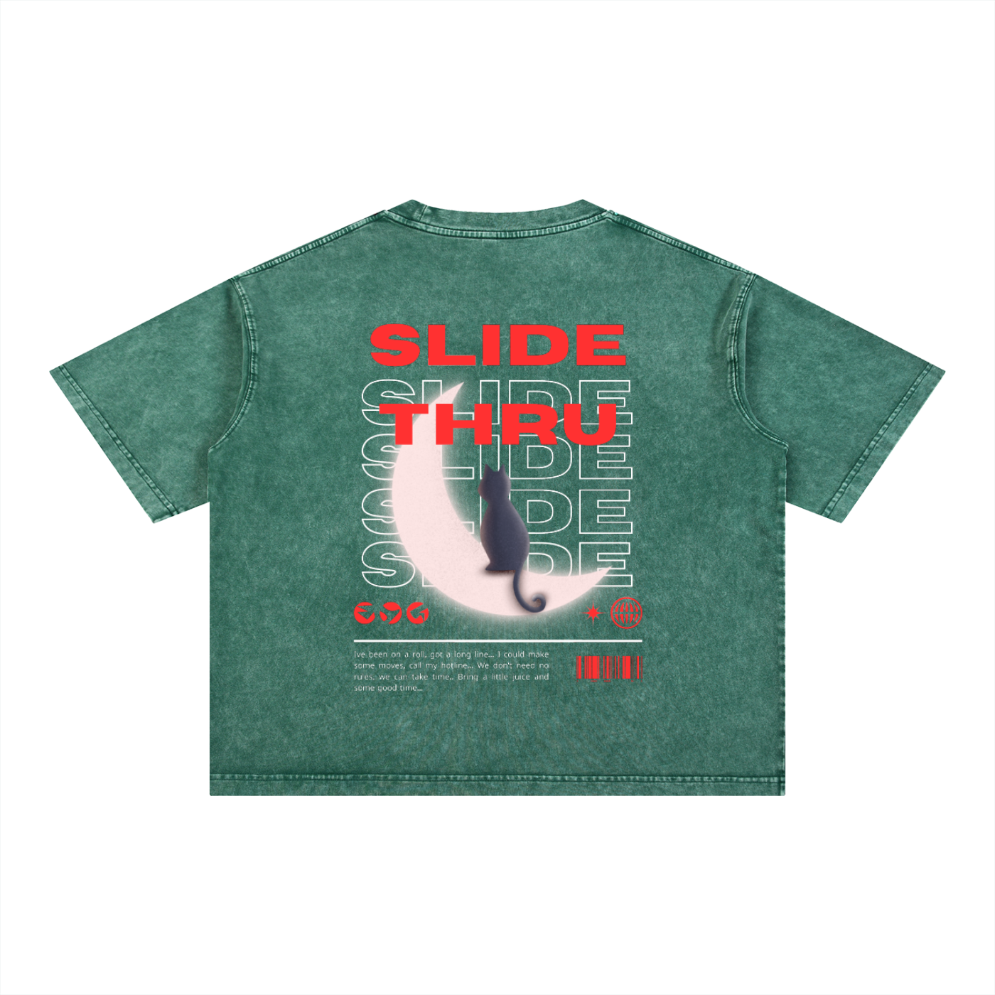 Mineral Wash Boxy Cotton T-Shirt