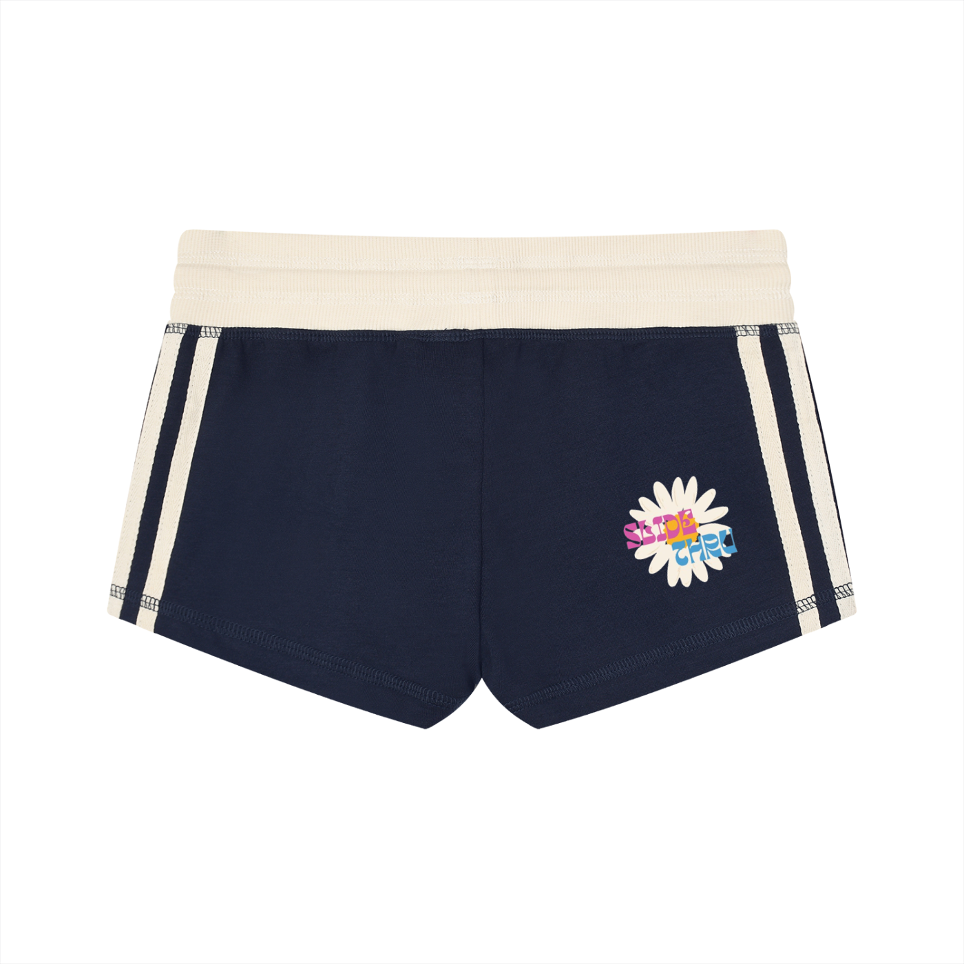 Women's Contrast Stripe Track Shorts