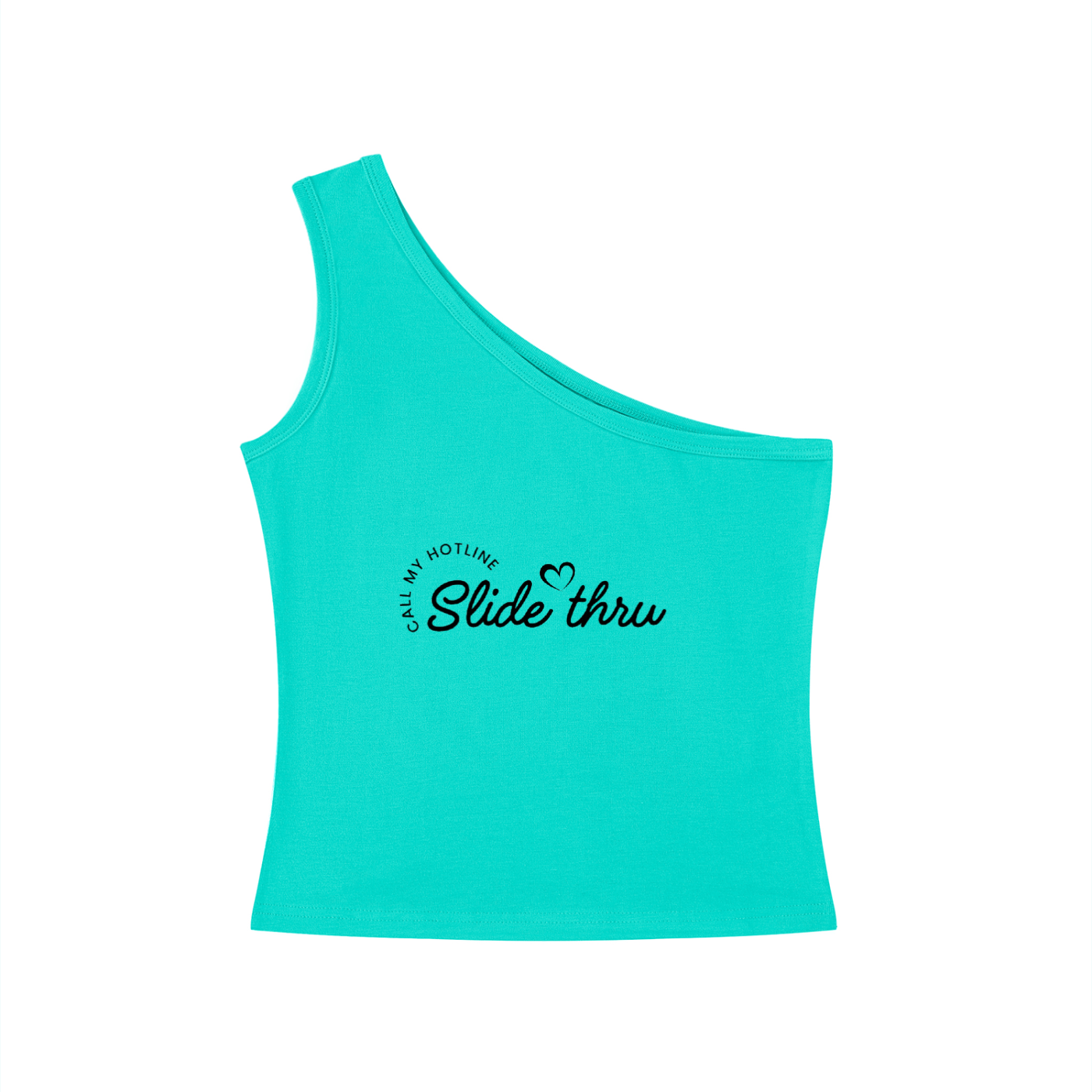 Women's One-Shoulder Crop T-Shirt
