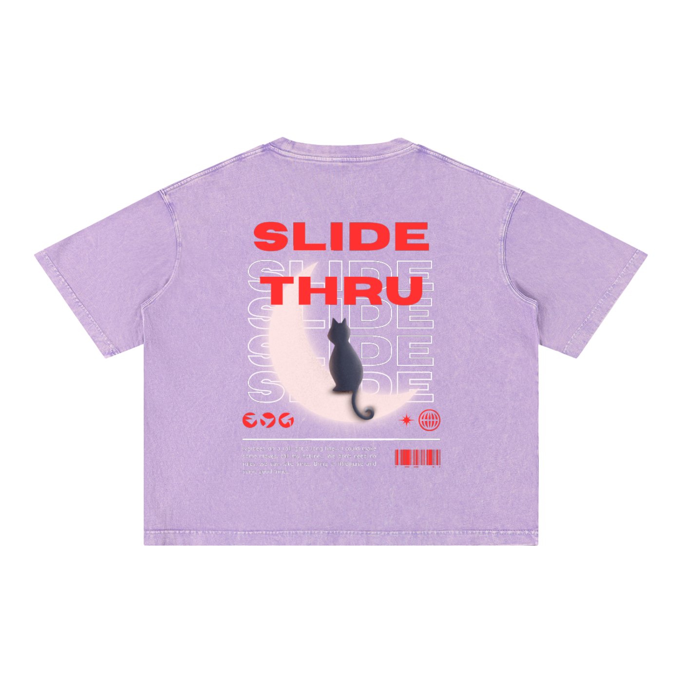 Mineral Wash Boxy Cotton T-Shirt