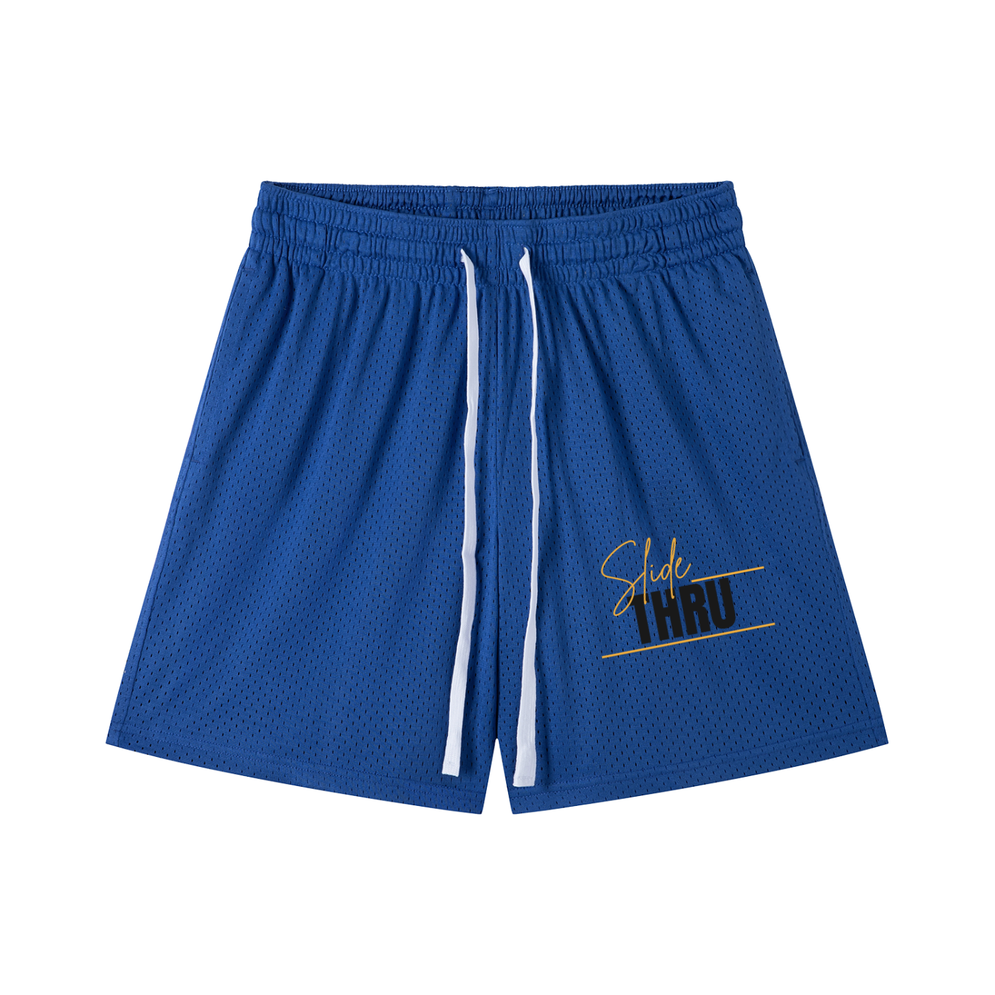 Mesh Drawstring Shorts